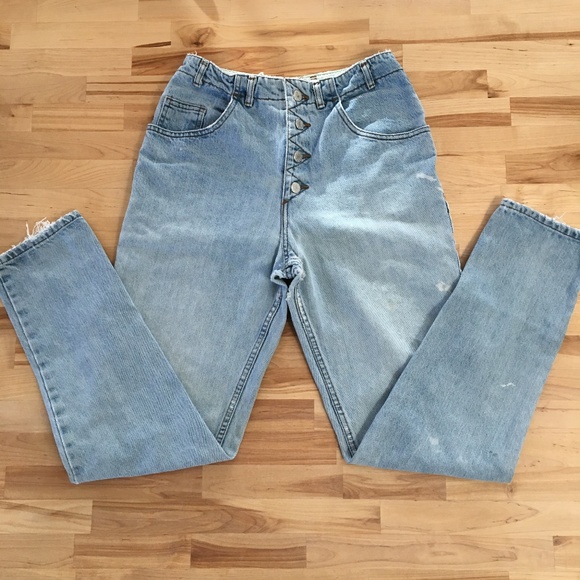 guess jeans button fly